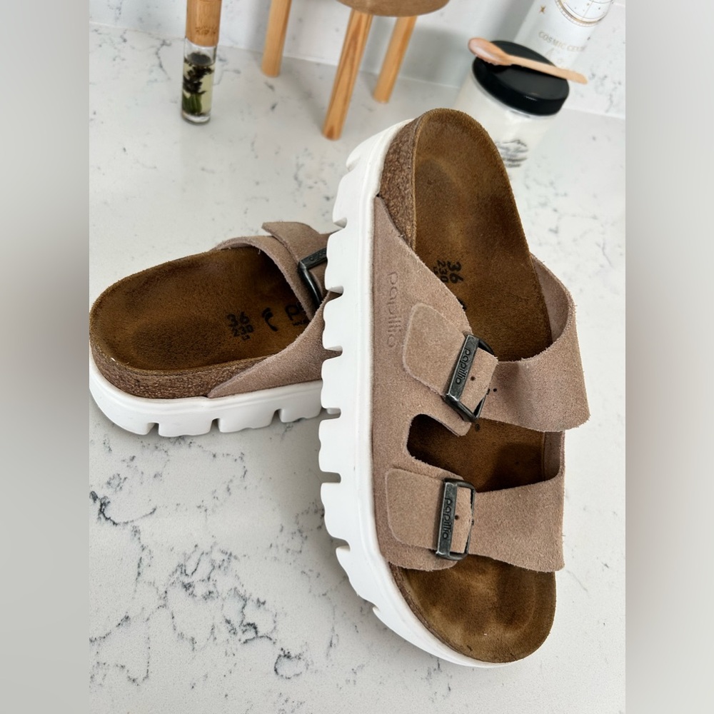 Birkenstock Arizona Papillio Chunky sandals. Size 36 narrow. New style!